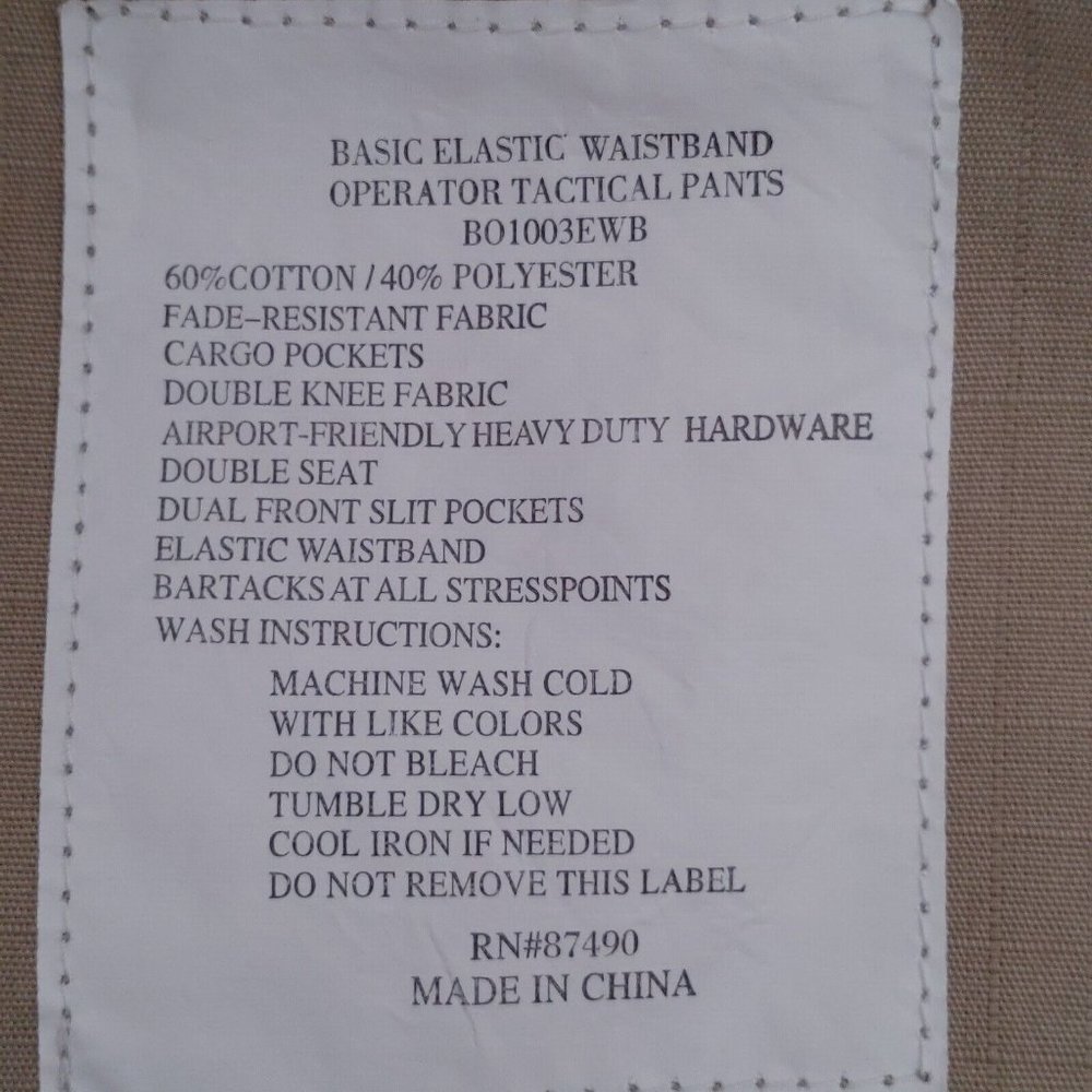 Lapg Basic Operator Pant W/ Elastic Waistband Men… - image 8